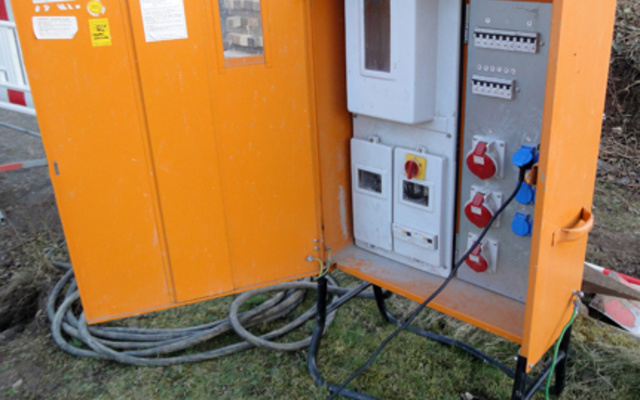 Baustrom bei Michael Bölz Elektroinstallationen in Schwäbisch Hall Sulzdorf